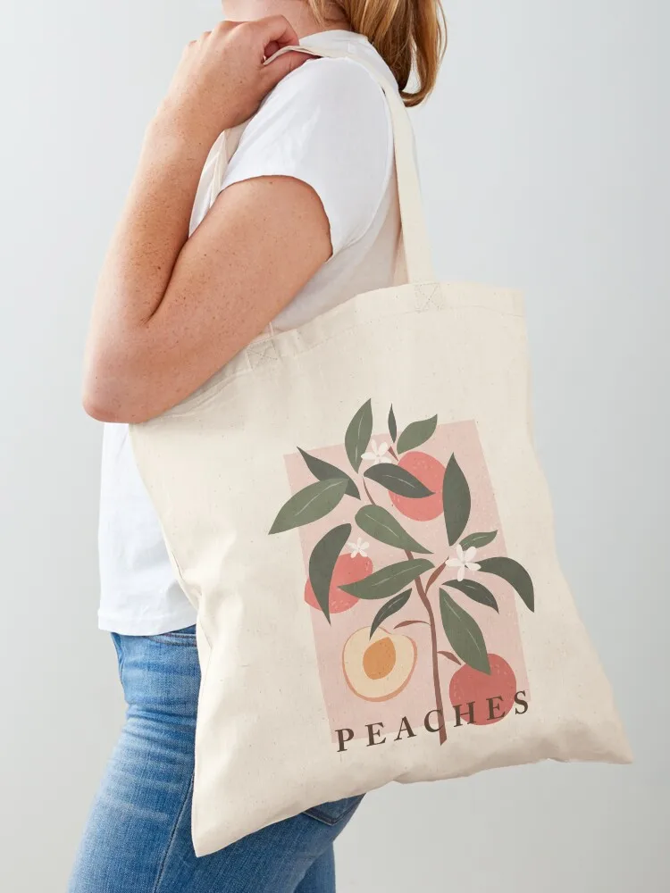 

Fruit market, Peaches, Apricot, Retro print, Cottagecore aesthetic, Exhibition art, Boho art, Floral Tote Bag the tote bag