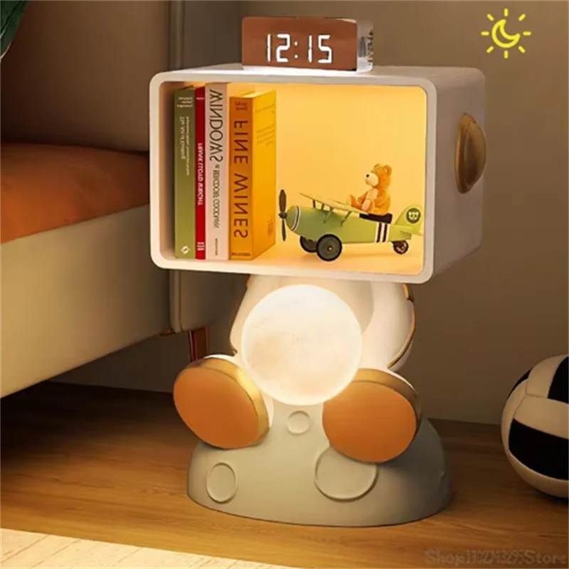 Nordic multifunktionale nachttisch cartoon kinderzimmer schlafzimmer integrierte schrank lagerung nachttisch lampe seite mehrere sätze o