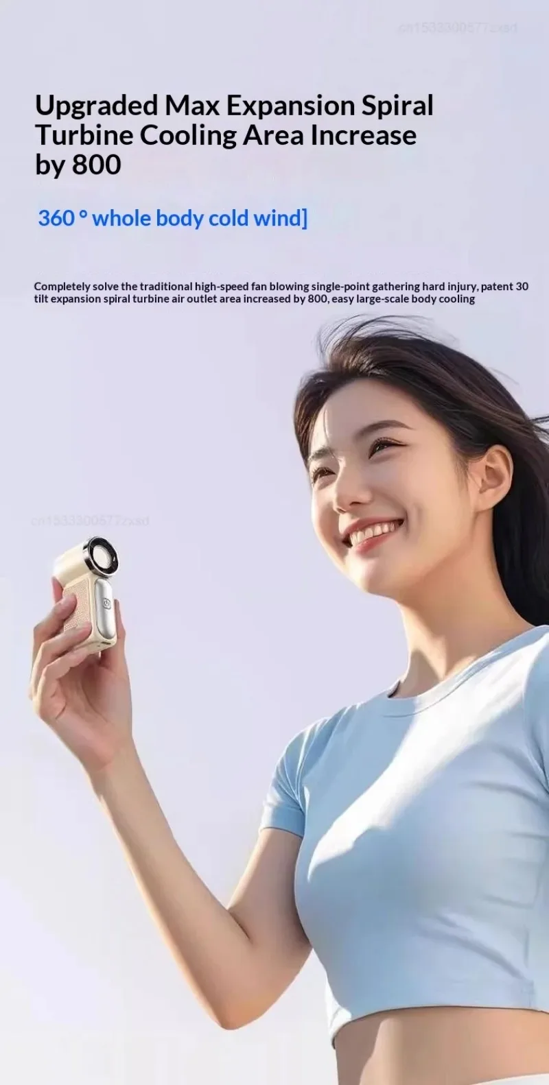 Portable Handheld Mini Fan For Travel Camping And Outdoor Cooling_voghion.com