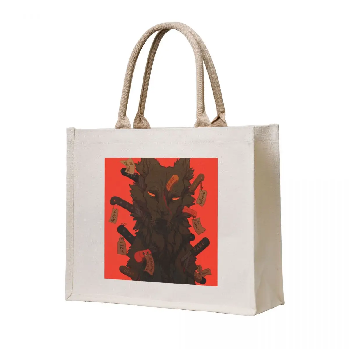 

Words – by purkissaART Tote Bag custom bags canvas tote Custom bag university shopper bag
