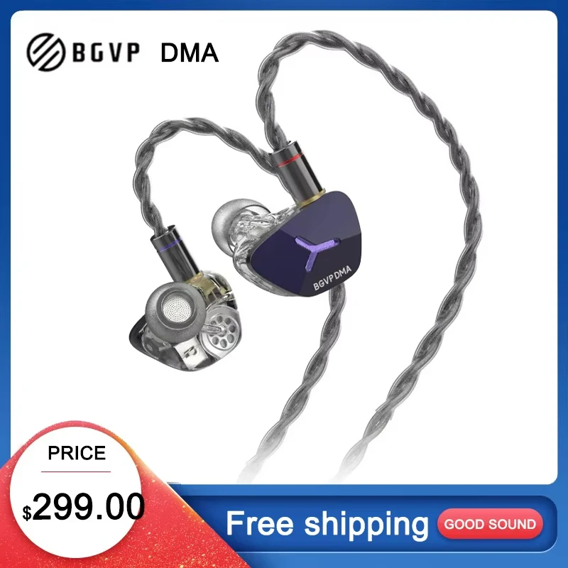 

BGVP DMA Bone Conduction Driver Armature Hybrid Unit HIFI In-ear Earphone