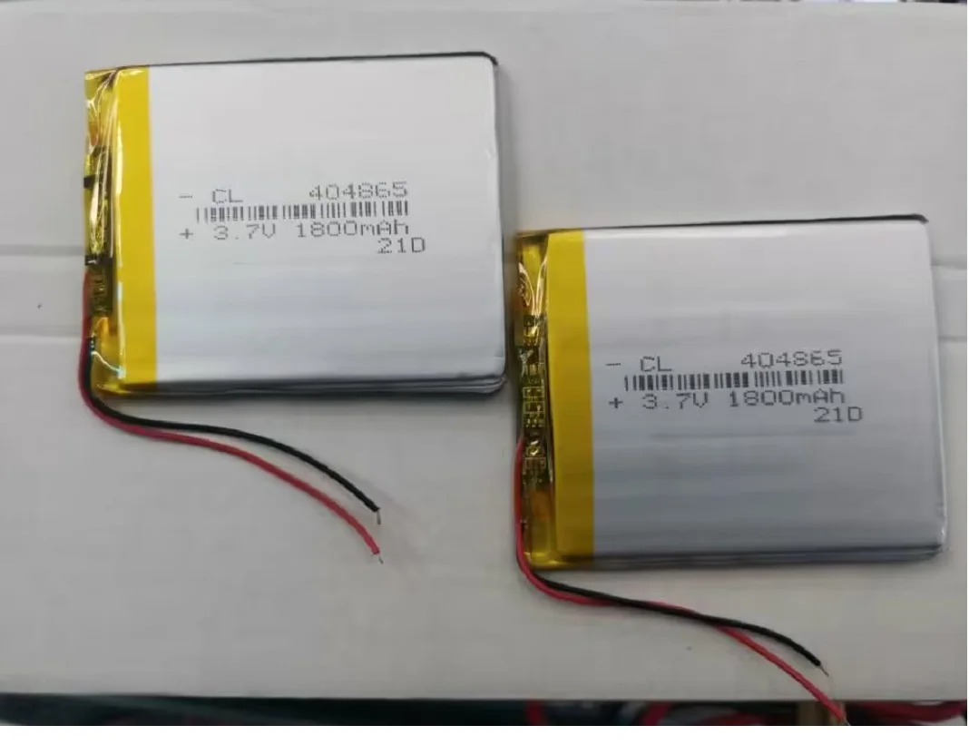 New 3.7 V 404865 404865P 1800mah lithium battery