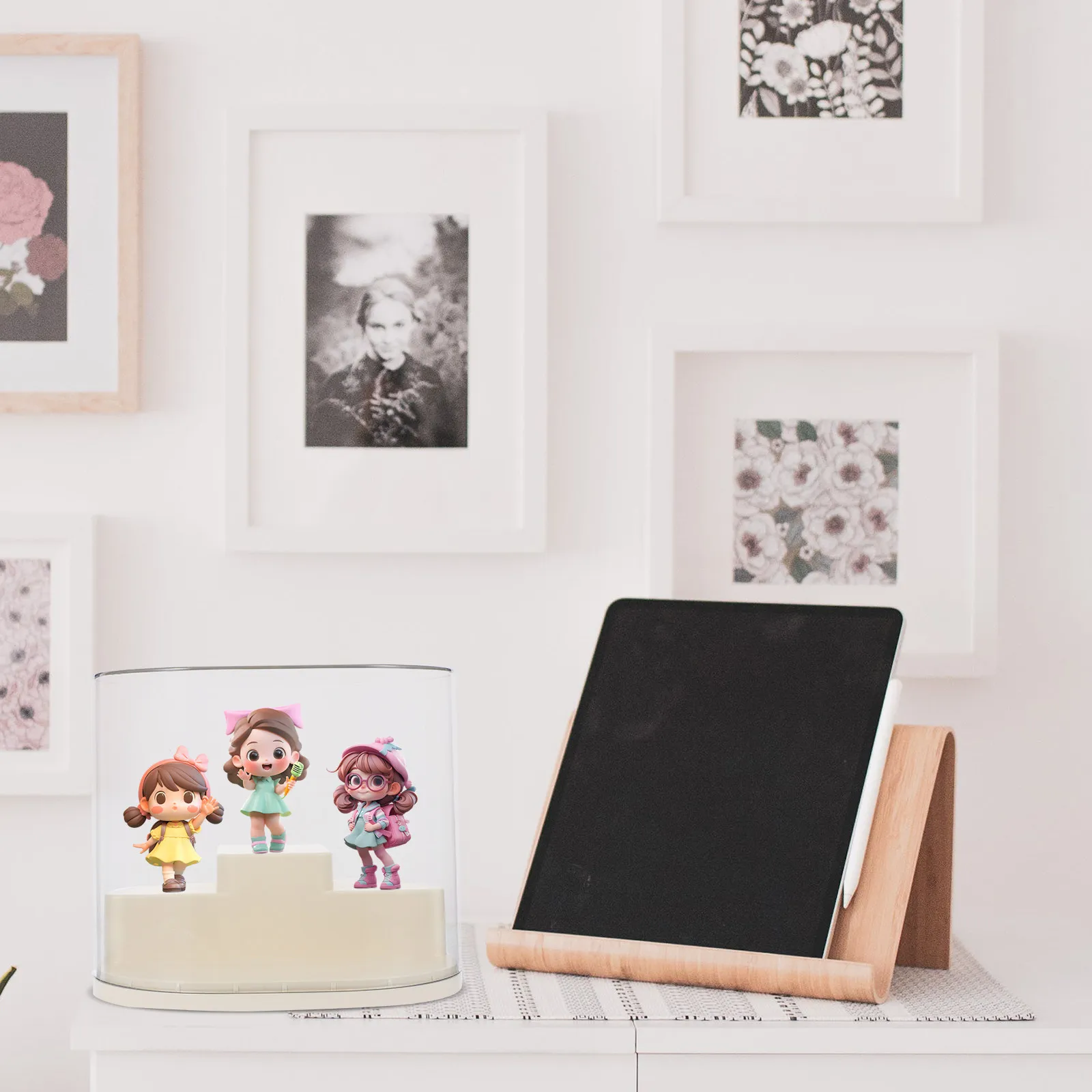 Clear Display Box Small Figure Action Display Dome Protective Showcase Storage Case for Exhibition Collection