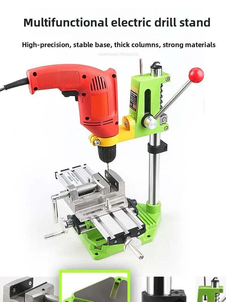 Mini Electric Drill Bracket BG6116 Multifunctional Pistol Drill Transformer Cast Iron Universal Workbench Rack for Home Improvem