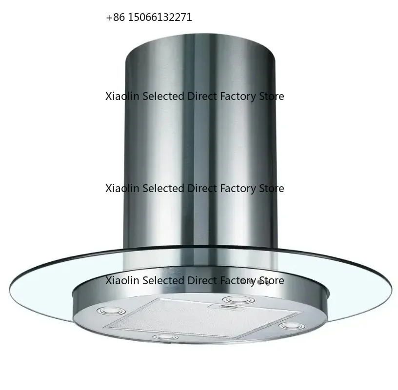 Glass Island Kitchen Chimney Range Hood