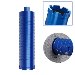 1PC Mountain Tooth Water Drill M22 Hexagonal Handle Diamond Air Conditioning Drilling Tool for Concrete Cement Wall Drilling