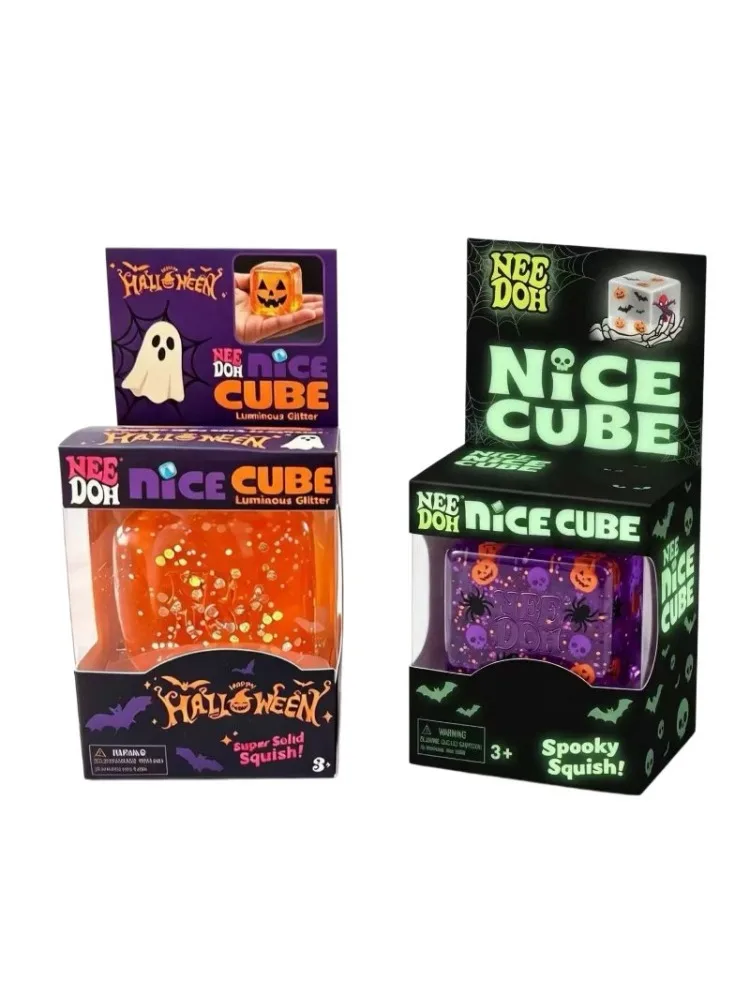 2026 Neues NeeDoh Halloween-Quetschspielzeug, sensorisches Stressabbau-Spielzeug, Geschenkbox zur Entspannung, Partygeschenk