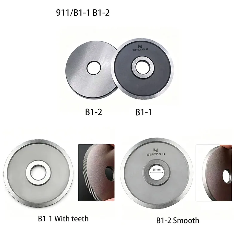 STRONG H B1-1 B1-2 Industrial Sewing Machine Round Blades, 72x15x4.5mm, For 911 Band Knife Cutting Machine,