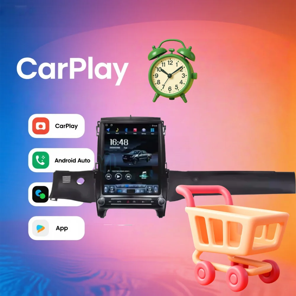 

YANFU For Ford Ranger Everest 2016- 2021 Android 14.0 Car Radio Screen 2Din Stereo Receiver Autoradio Multimedia Player GPS 4G