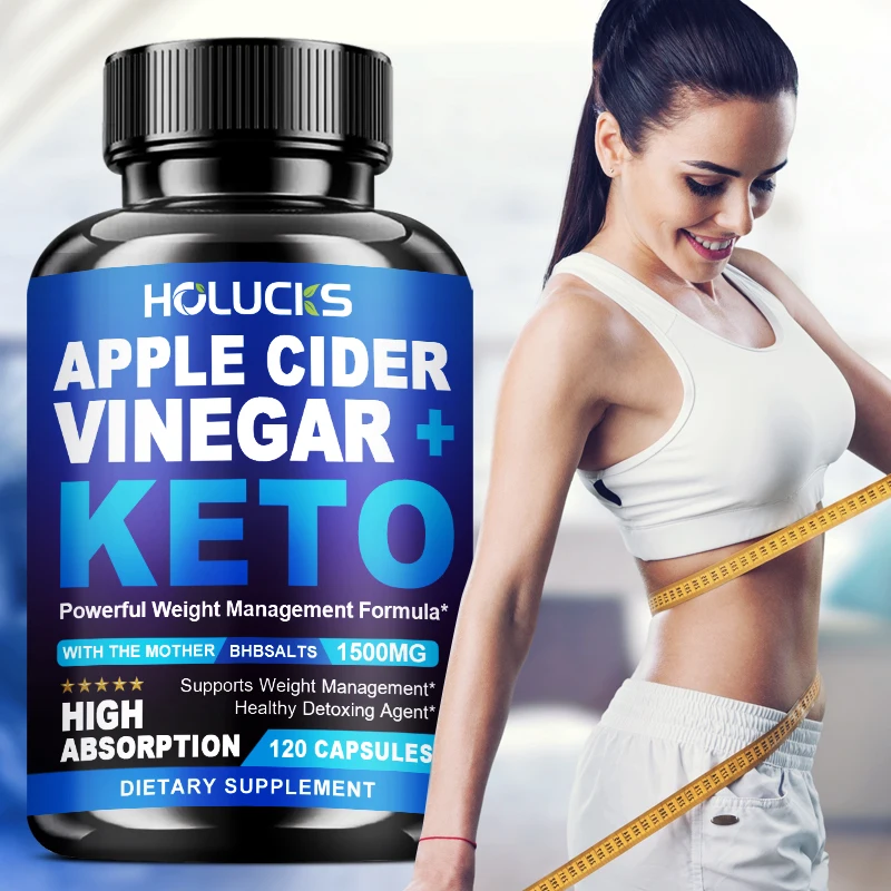 Organic Apple Cider Vinegar Supplement, Support Healthy Digestion, Nourish Skin & Hair, Daily Vitality, Immune