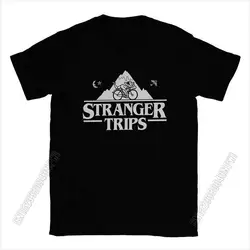 Stranger Trips Albert Hofmann Lsd T Shirt For Men Pure Cotton T-Shirts Crew Neck Bike Cycling Tee Shirt Stylish Chic Tops