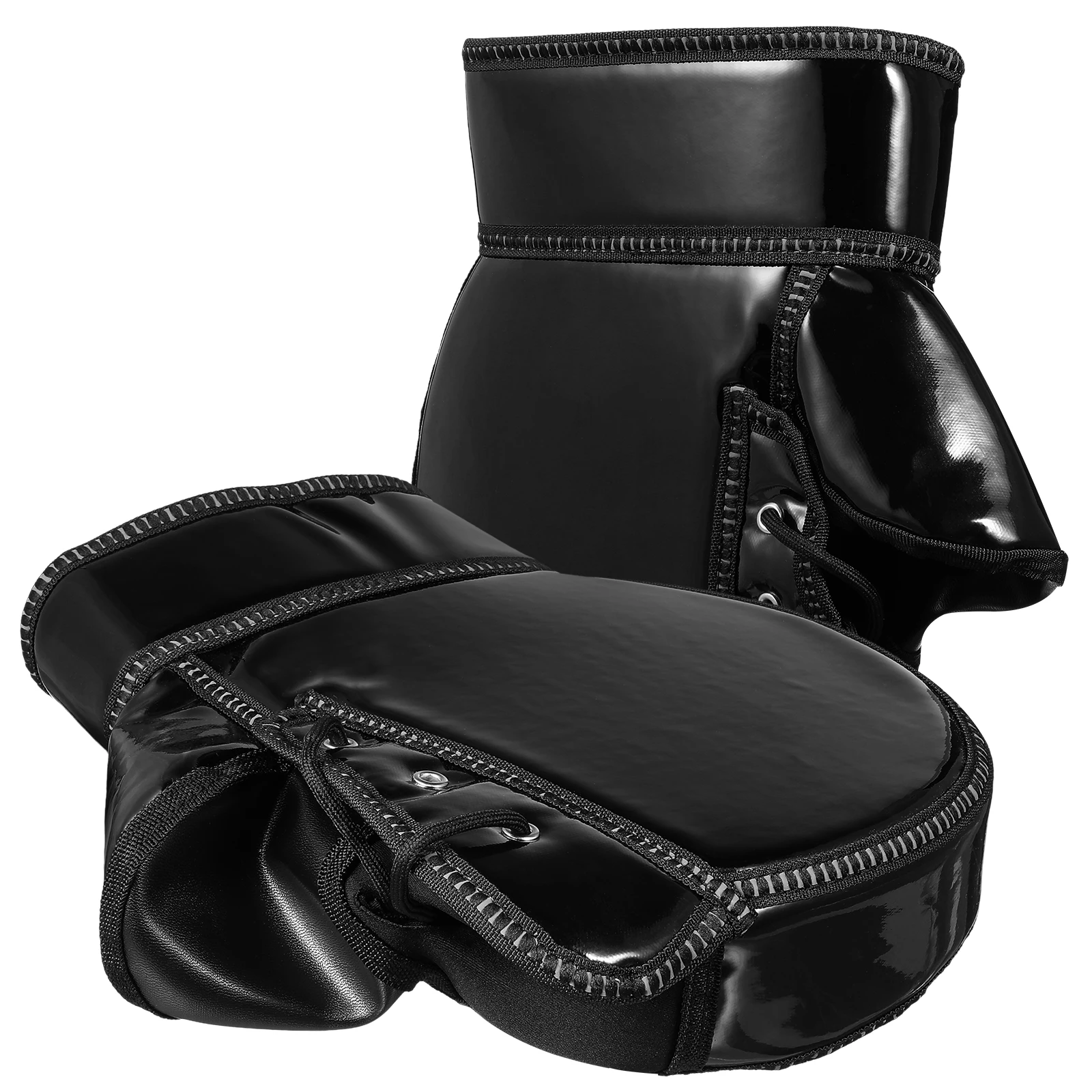 1 paire de mitaines de guidon chaudes, manchons de moto isolés, manchettes élastiques, résistantes aux intempéries, Protection contre le vent et la neige, ajustement universel pour Scooter Atv