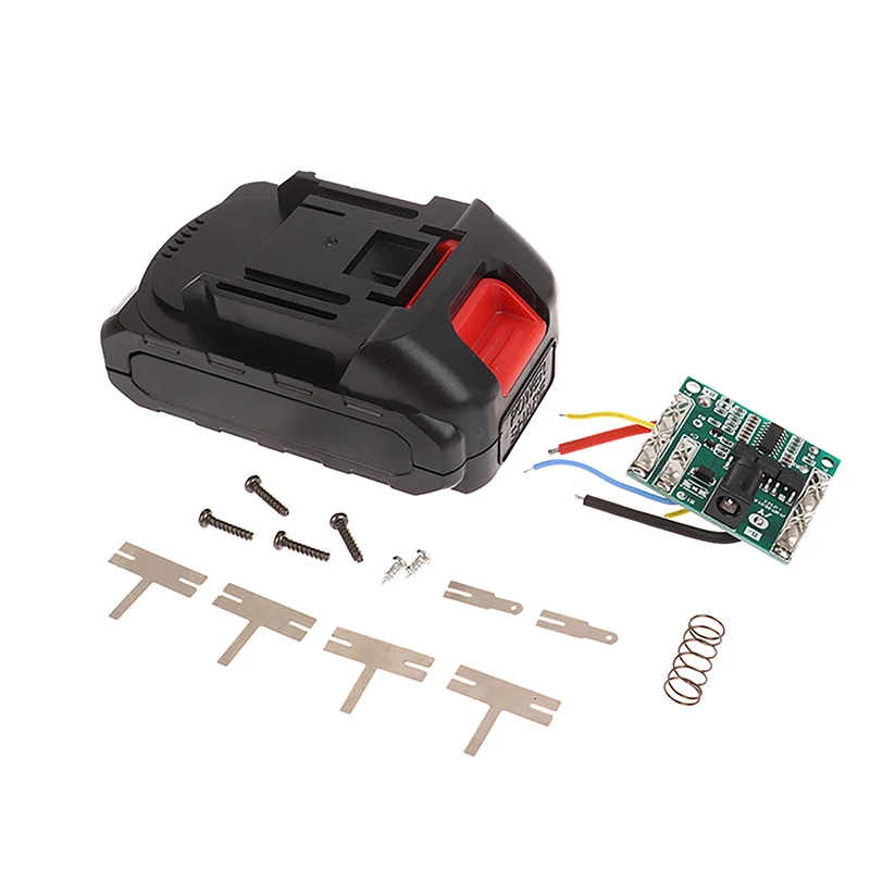 21V DC Lithium Battery Shell Lithium-ion Battery Charging Protection Board 5 Batteries Housing Bracket