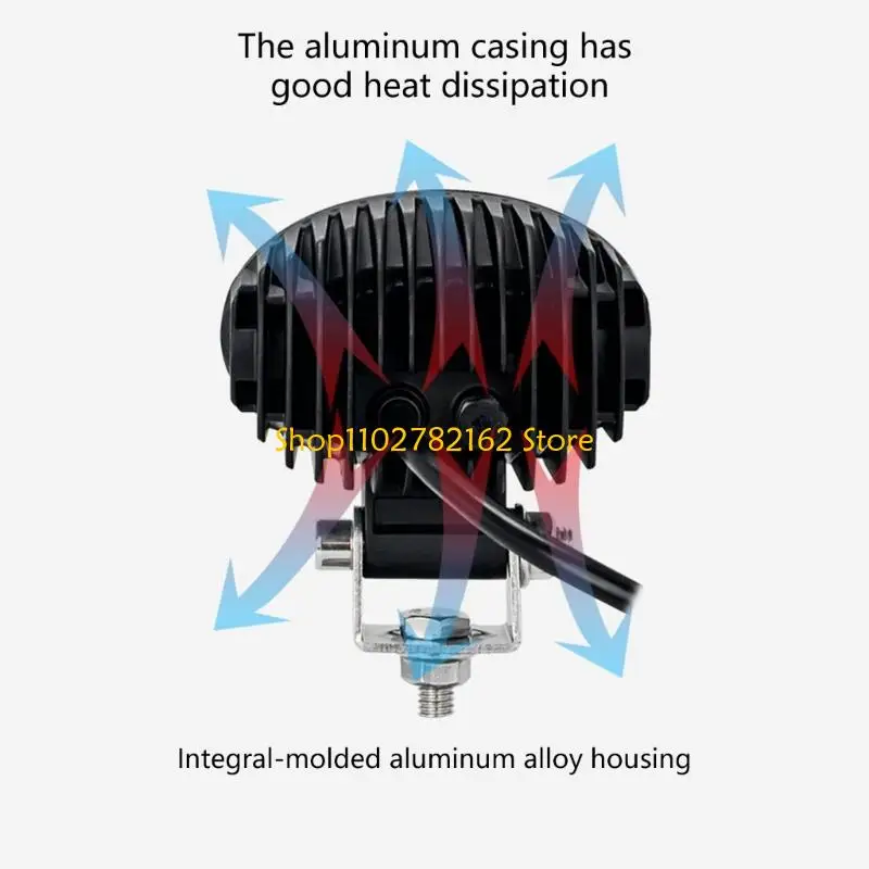 547B Forklift LED Warning Light 30W Floor Guide Lamp Simple Installs for Warehouses