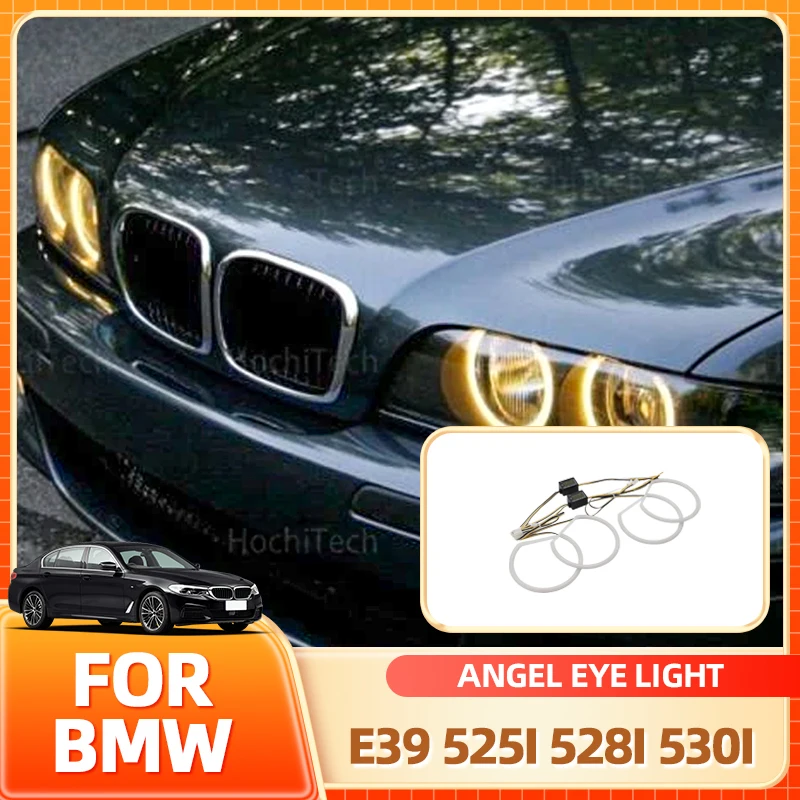 

Glasses Holder For BMW 5 Series E39 525i 528i 530i 540i Ring Dual Color High Quality Milk White yellow Switchback Cotton Ange