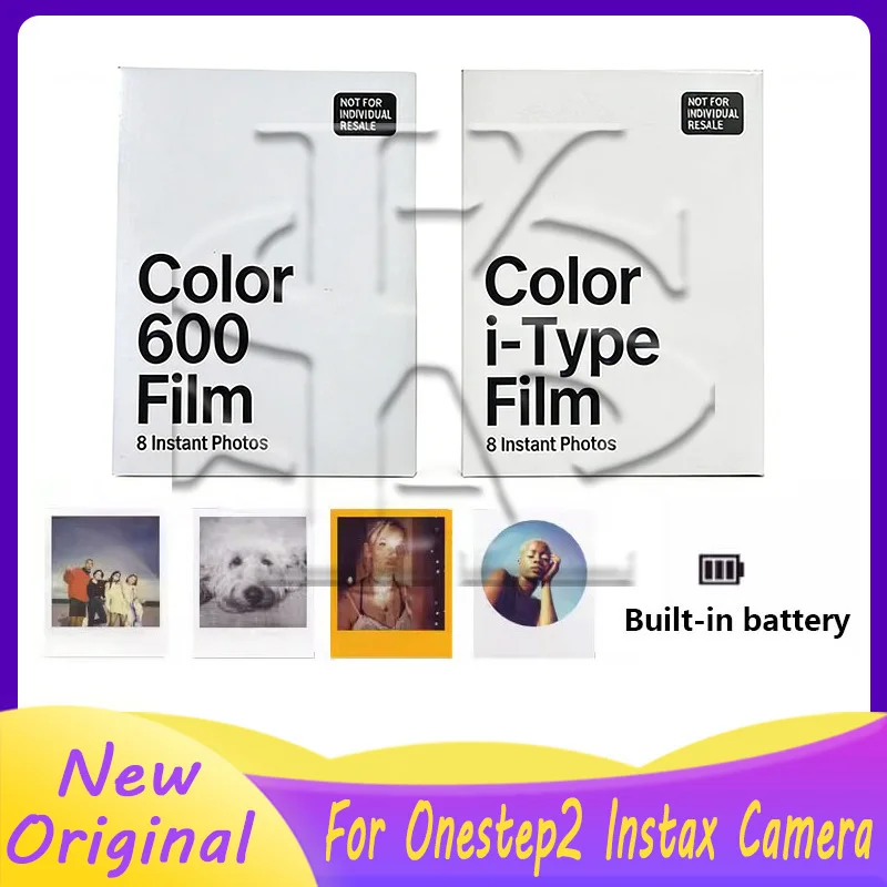 

Original Instant 600 Film Color Black-White For Onestep2 Instax Camera SLR 636 637 640 650 660 670 680 790 Autofocus Impossible