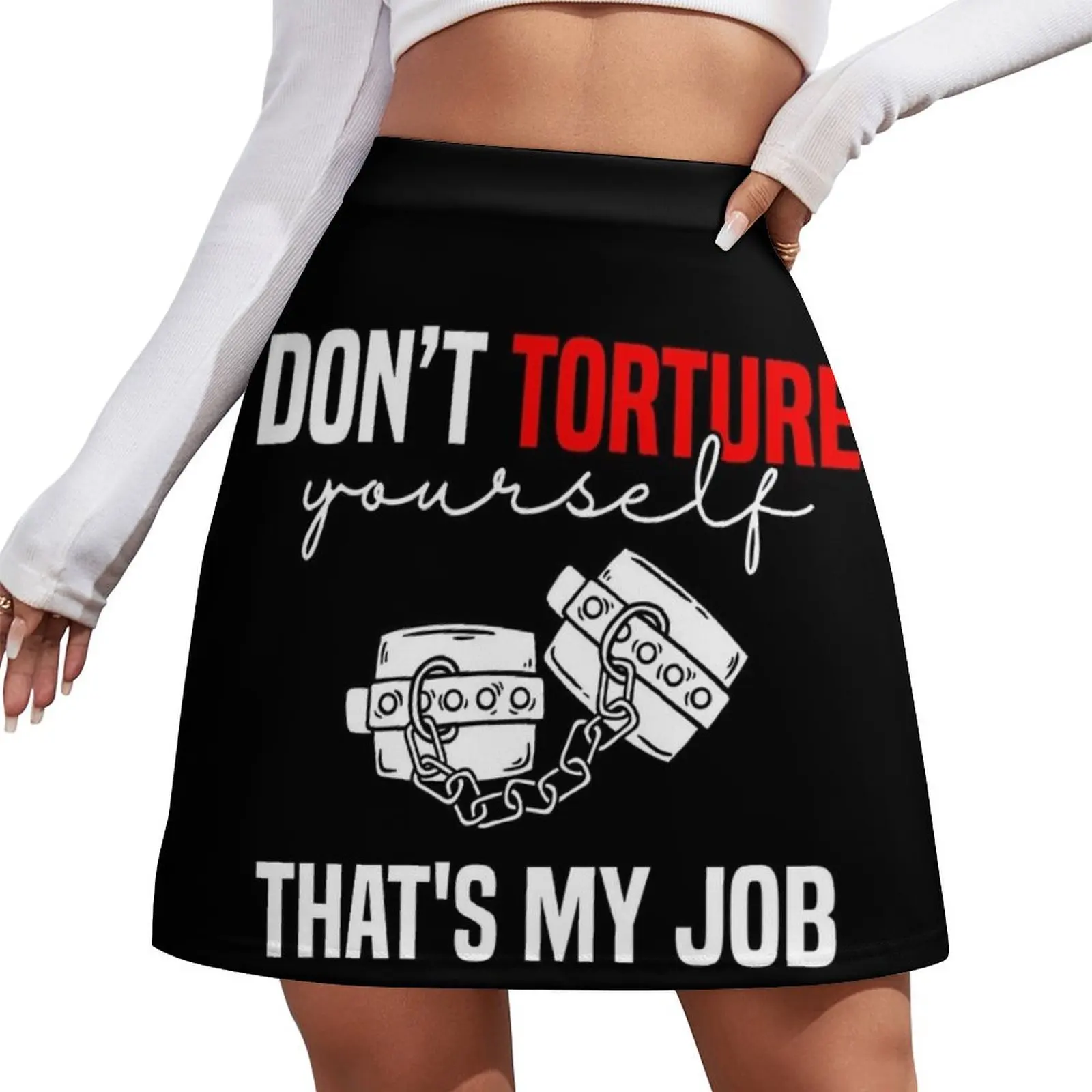 Torture My Job BDSM Mini Skirt fairy core mini denim micro extreme