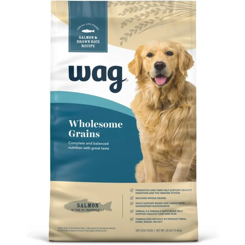 Dry Dog Food, Salmon and Brown Rice, 30 lb Bag (Pack of 1)