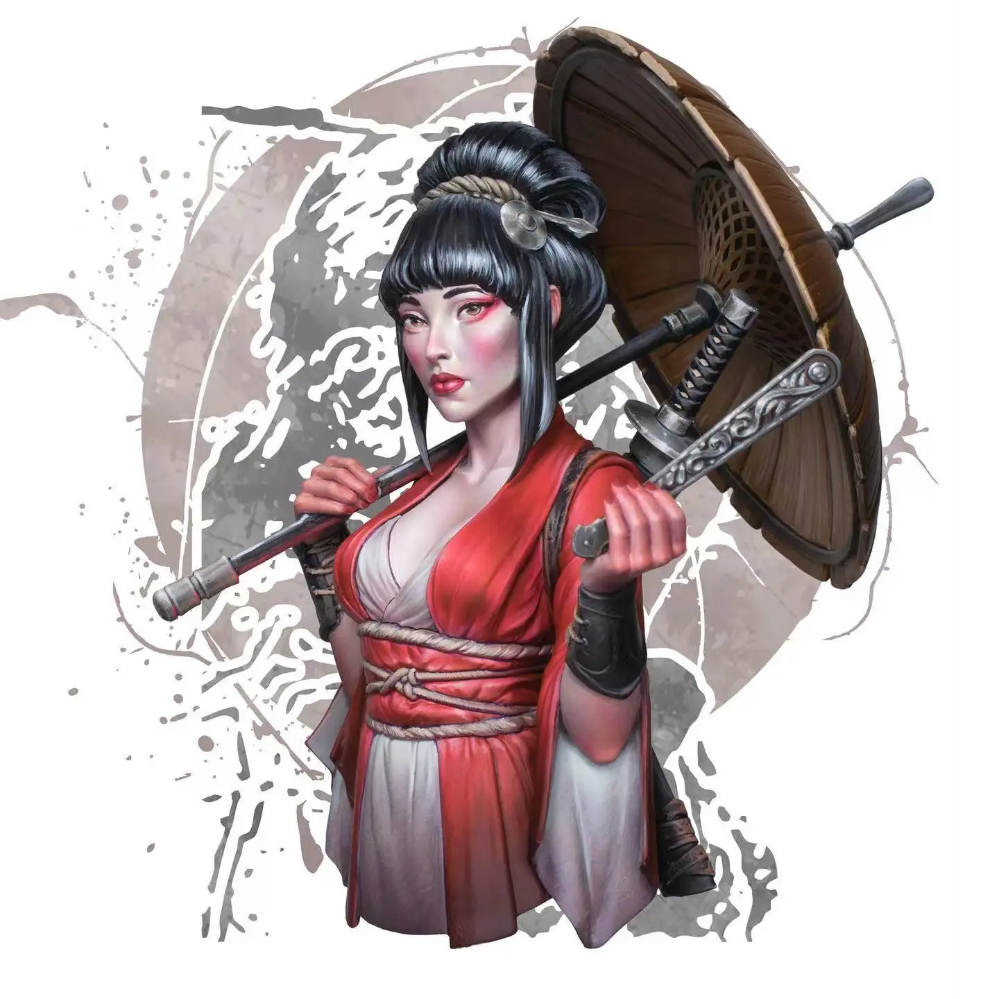 1/10 Resin Model Bust GK，Unassembled and unpainted kit