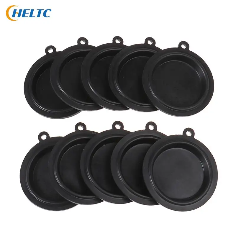 10pcs Professional Water Gas Linkage Valve Gas Water Heater Pressure Diaphragm Accessories OD 45/50/52mm Black Clear Color