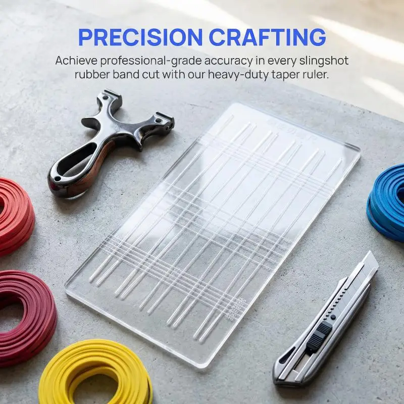 

Трафарет-линейка для точной нарезки резиновых лент своими руками для любителей занятий спортом на открытом воздухе - инструмент для точных измерений