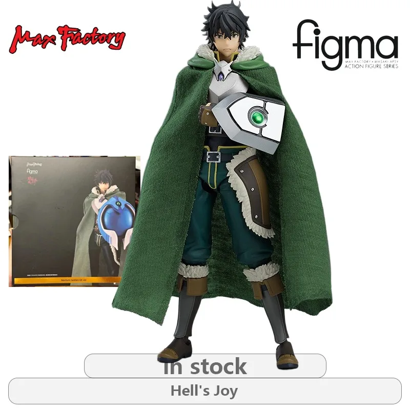Max Factory Original Figma Shield: The Brave and Famous Series 494 Yangu Shangwen Anime Action Figure Modelo Brinquedos Presentes para Meninos