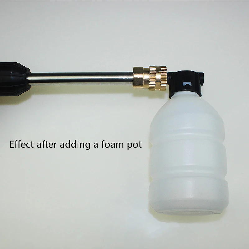 300ml Foam Lance Generator For Car Washing Adjustable 1/4 INCH Foam Pot For Pressure Washer Machine Gun