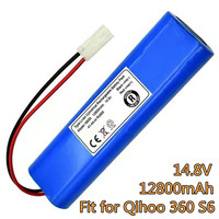 14.8V 12800mAh Battery Pack for Qihoo 360 S6 Robotic Vacuum Cleaner Spare Parts Accessories Replacement Batteries.