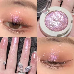 Glitter Diamond Eyeshadow Palette Pearlescent Potato Texture Monochrome Highlighter Brighten Shiny Eyes Makeup Cosmetics Tools