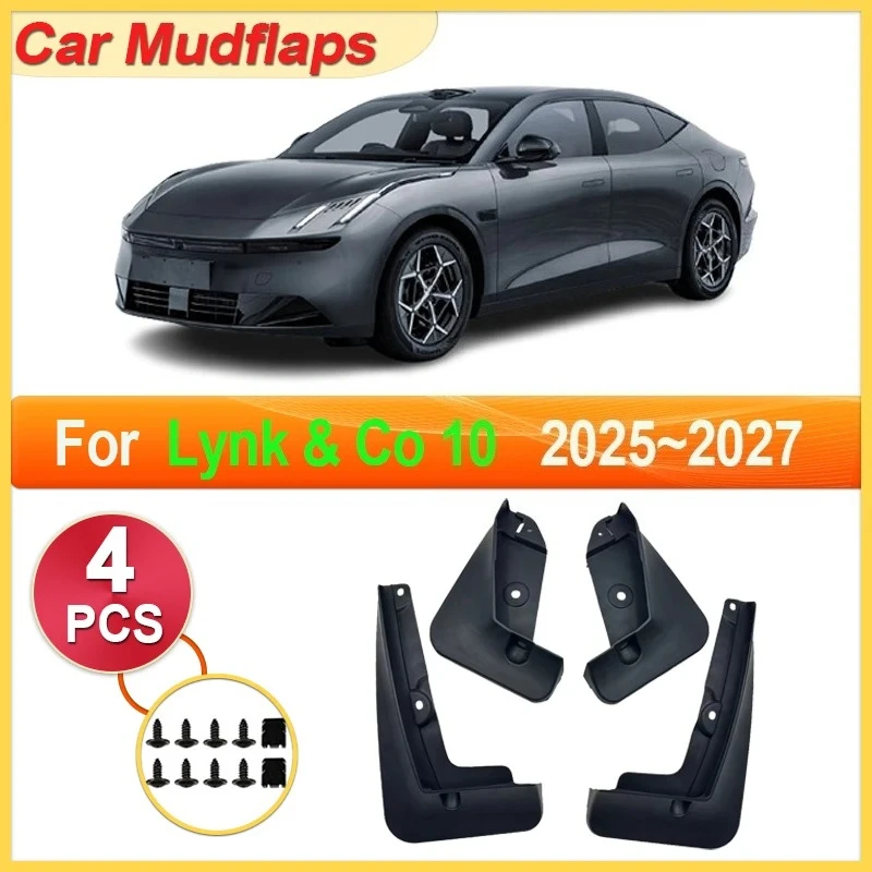 

Car Mudguards Parts For Lynk Co 10 EMP P372 2025 2026 2027 Front Rear Wheel Mudflap Fender Flare Cover Guard Auto Mud Accessorie