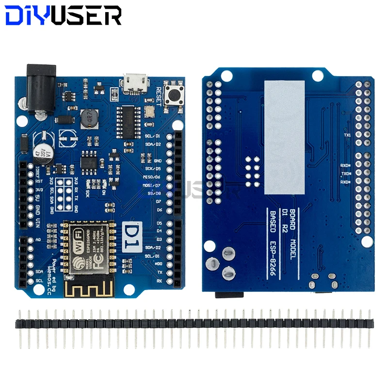 DIYUSER WeMos D1 R2 WiFi uno based ESP8266 for arduino nodemcu Compatible