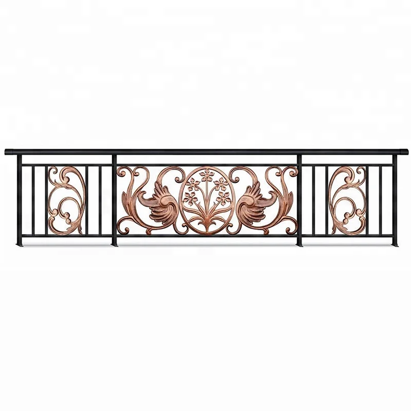 تخصيص سلامة منزل شرفة درابزين تصاميم الدرابزين الألومنيوم في الهواء الطلق