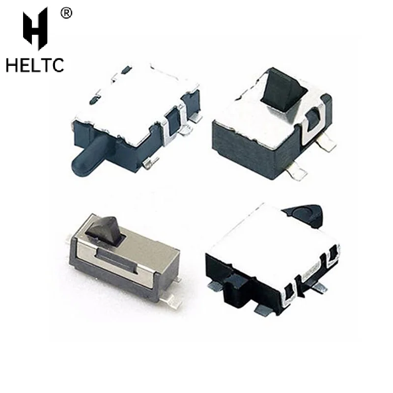 

10pcs Mini Slide Reset Micro Toggle Switch Normally Closed Side Press K1 12V Miniature Switch