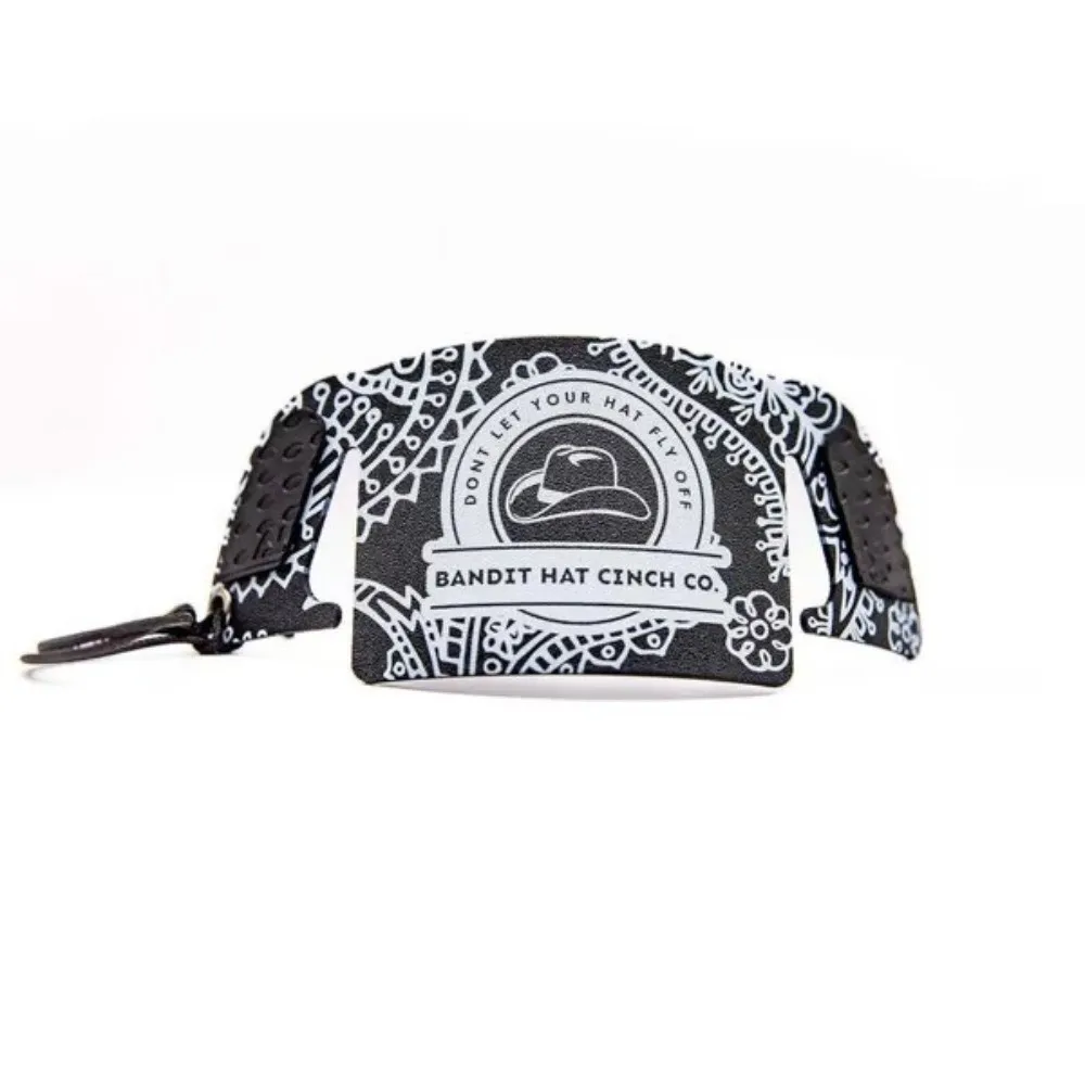 Portable Leopard Cowboy Hat Cinch Detachable with Lanyard Hat Strap Hat Rope Keychain Hat Accessories