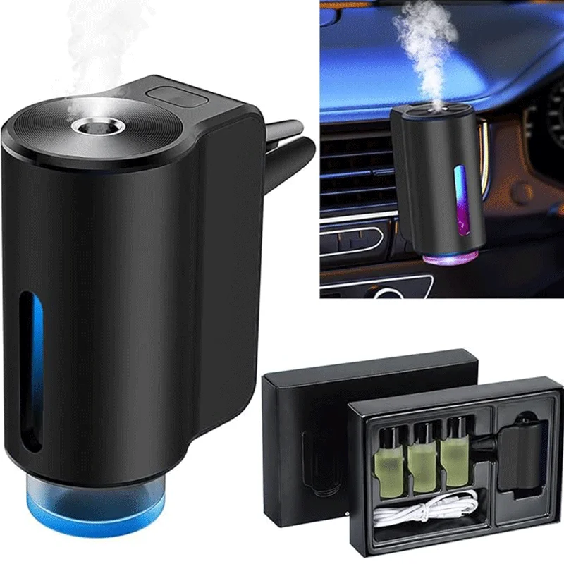 Air Freshener In The Car Aroma Diffuser 3 Levels Of Adjustable Intelligent Rechargeable Fragrance Diffuser Interior Car Accessor