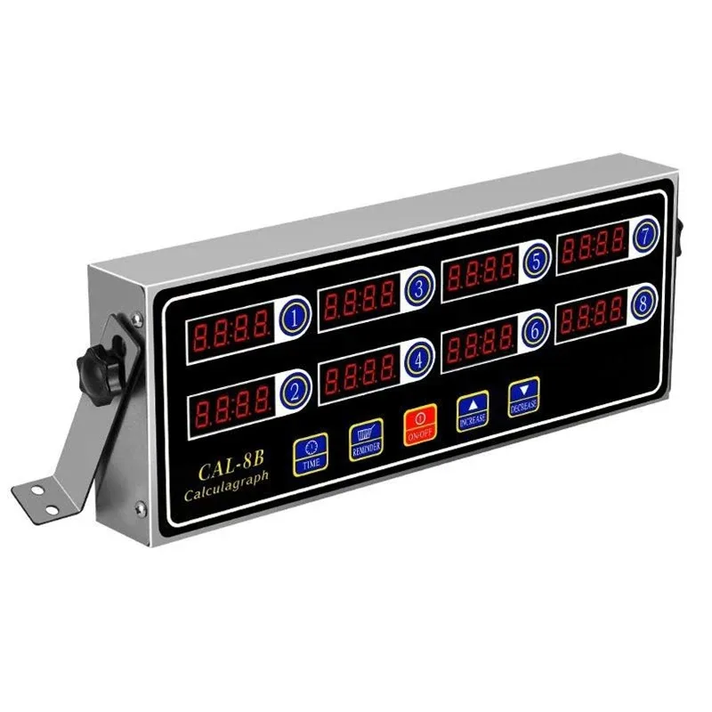 8 Channel Portable Kitchen Countdown Timer Multi-scene Catering Shop Timing Reminder