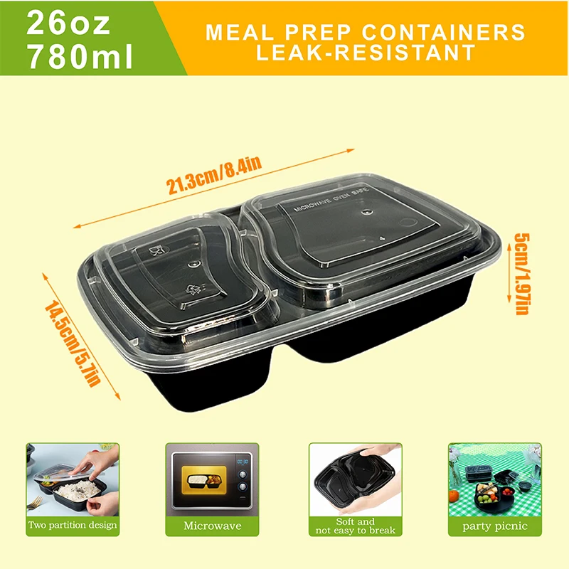 10/40er-Pack 26 oz Lunchboxen  – Food Packed Snacks Bewertung und Preis