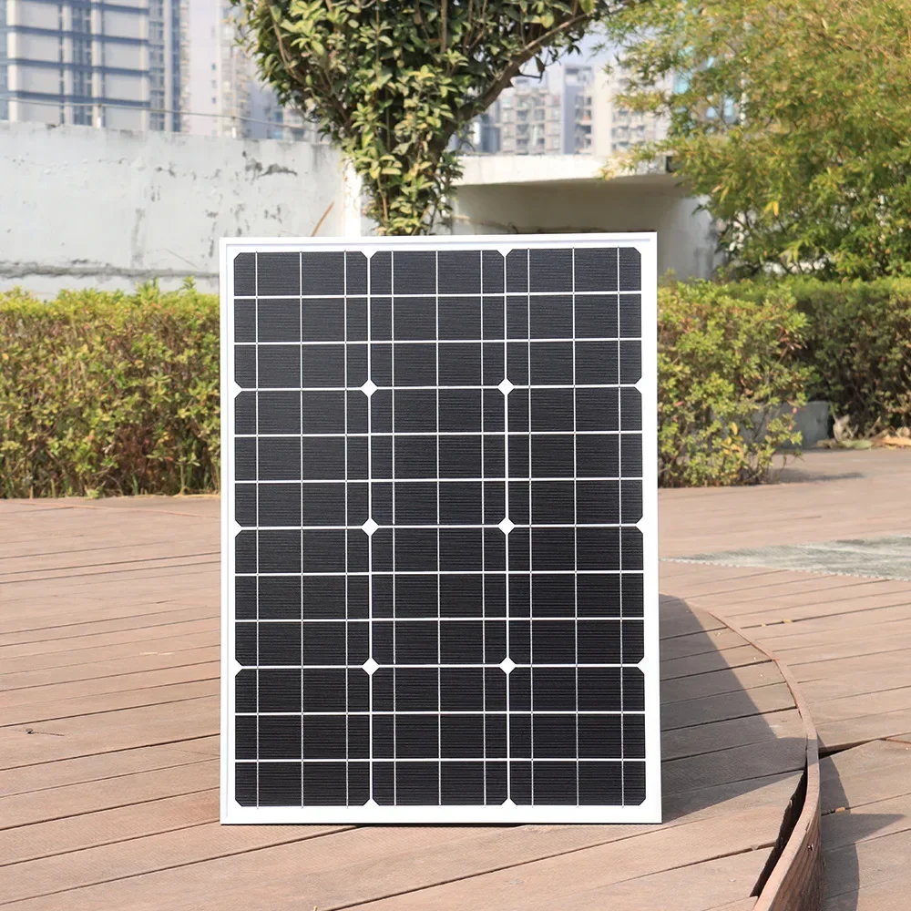 2000W Monocrystalline Silicon Solar Panel 220V  Inverter With Controller Car Battery Charger Household Rooftop Street Light