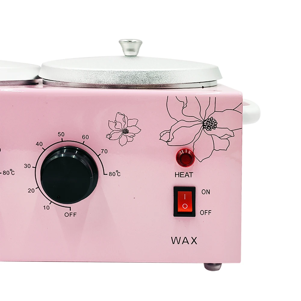 High Quality Dual-Furnace Wax Heater for Hair Removal and Hands with Plug-In Power and Dual Handle Design for Hard & Soft Wax view 5