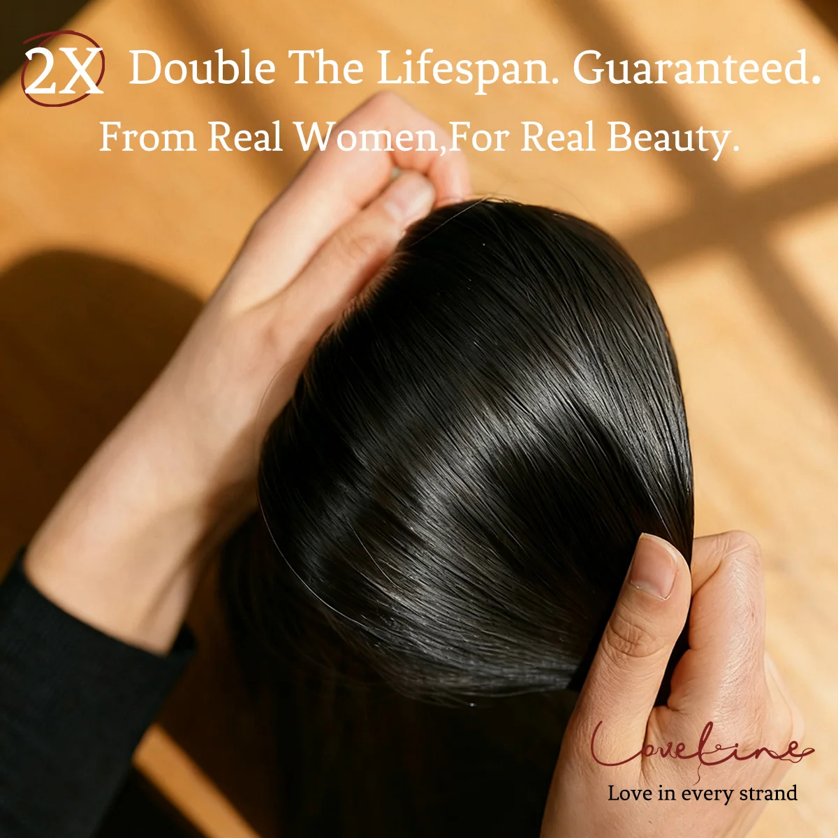 LOVELINE 15A وصلات شعر بشريط 20 قطعة غراء على Balayage لون مزدوج مسحوب 100% ريمي شعر بشري ملحقات مصنوعة آليًا #5