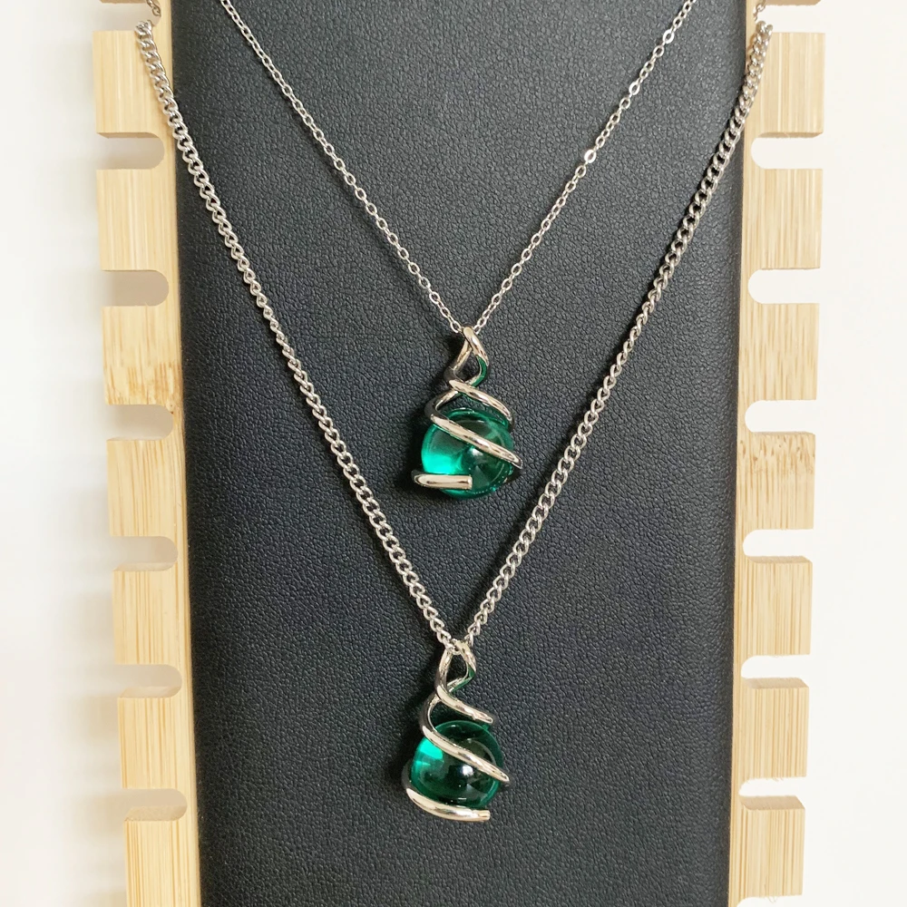 Sage Healing Orb Necklace, Jewelry For Women, Fashion Gamer Accessories, Valorant Inspired, Silver Plated, Sage Necklace, Gift