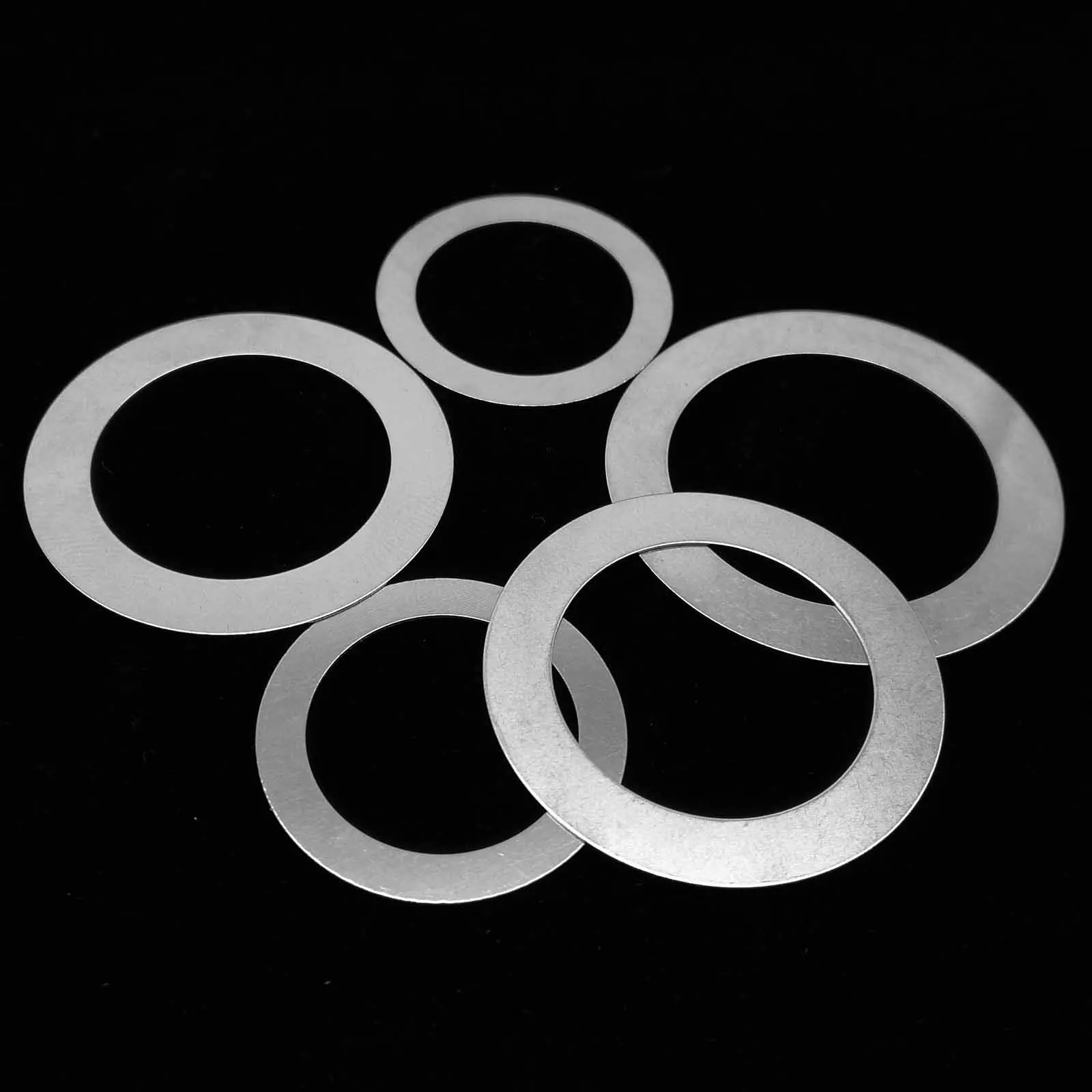 250pcs Ultra Thin Flat Washer Plain Ultrathin Adjusting Shim Thickness 0.3mm Mix M3 M4 M5 M6 M8 Set Kit 304 A2 Stainless Steel