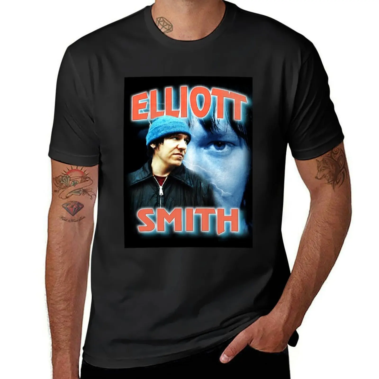 Elliott Smith T-Shirt Blouse heavyweights sublime blanks men clothes