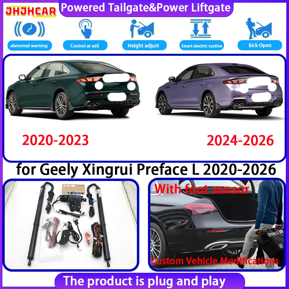 JHJHCAR for Geely Xingrui Preface L 2020-2026 OEM Smart Automatic Electric Powered Tailgate Power Liftgate Tailgate System
