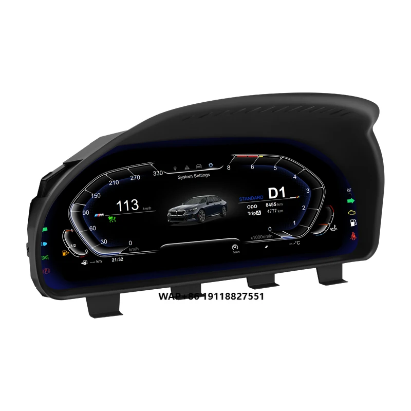 

12.3 Inch Digital Cluster for 5 Siers GT F07 F10 F11 F18 X3 F25 X4 F26 X5 F15 X6 F16 LINUX LCD Speedometer Dashboard