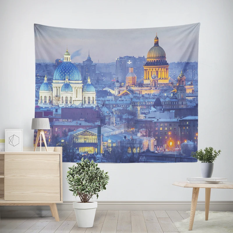 Home decorations Oil painting style room decor wall tapestry aesthetic bedroom aesthetic wall art large fabric wall tapestry