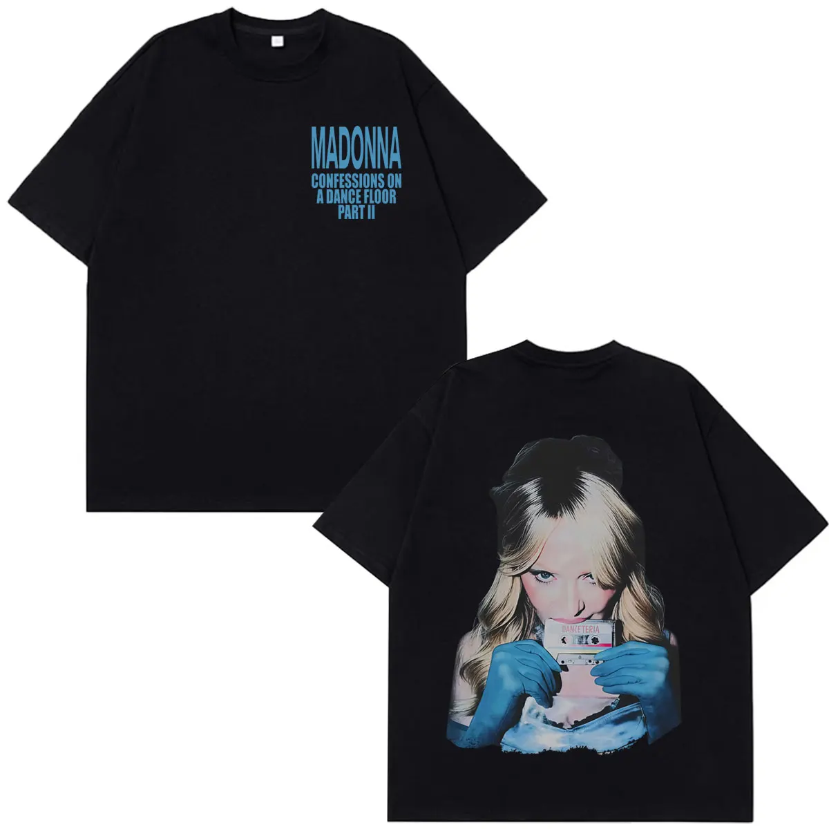 Madonna CONFESSIONS II Album Tour 2026 Print T Shirt Men Women Oversized Loose Casual T Shirt Cotton Fashion Harajuku T-shirts