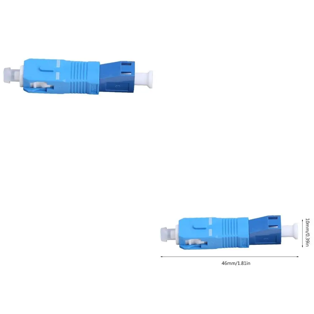 Fiber Optic Adapter SC Male To LC Female Single Mode Fiber Optic Hybrid Optical Adapter Converter Replacement For Sensor