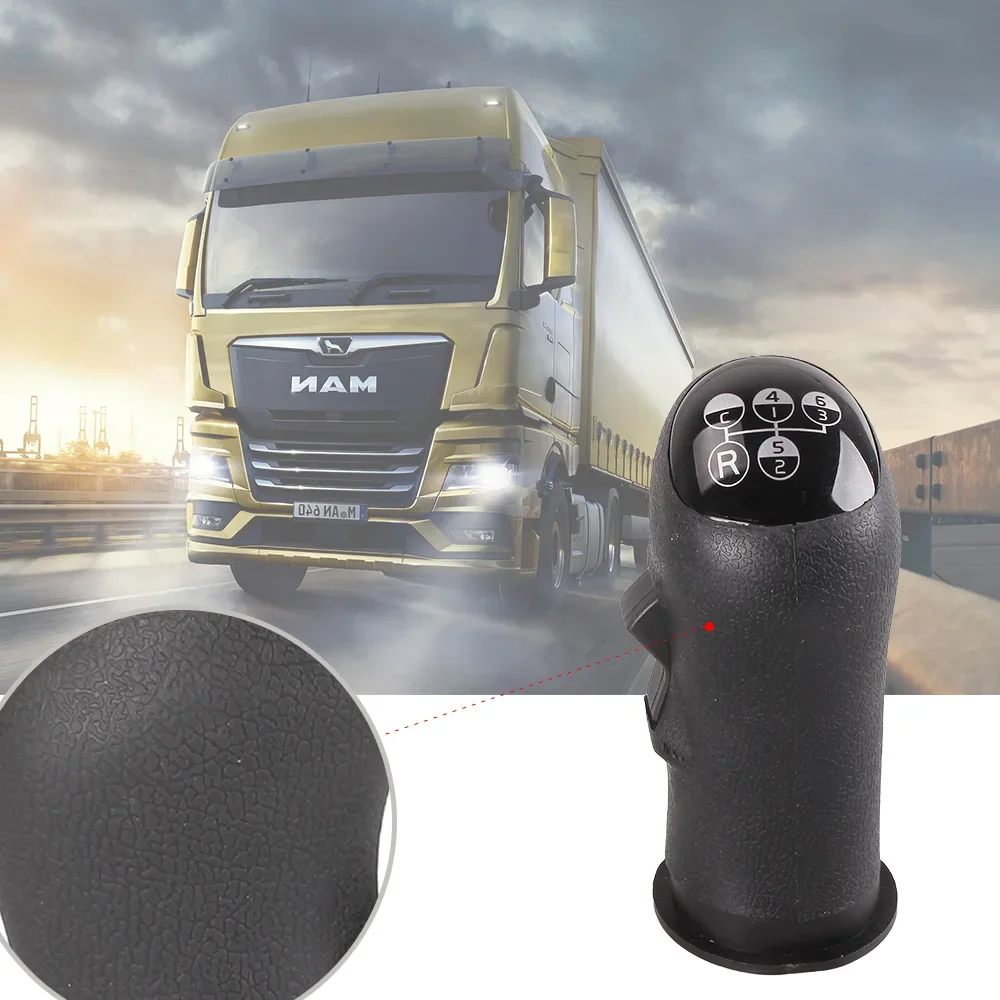 6 Speed+R+C Gear Shift Knob Manual Gear Stick Head Shifter Lever Knob For Volvo fh12 fh16 fm10 fm12 fl10 fl12 nh12 f16 20488052