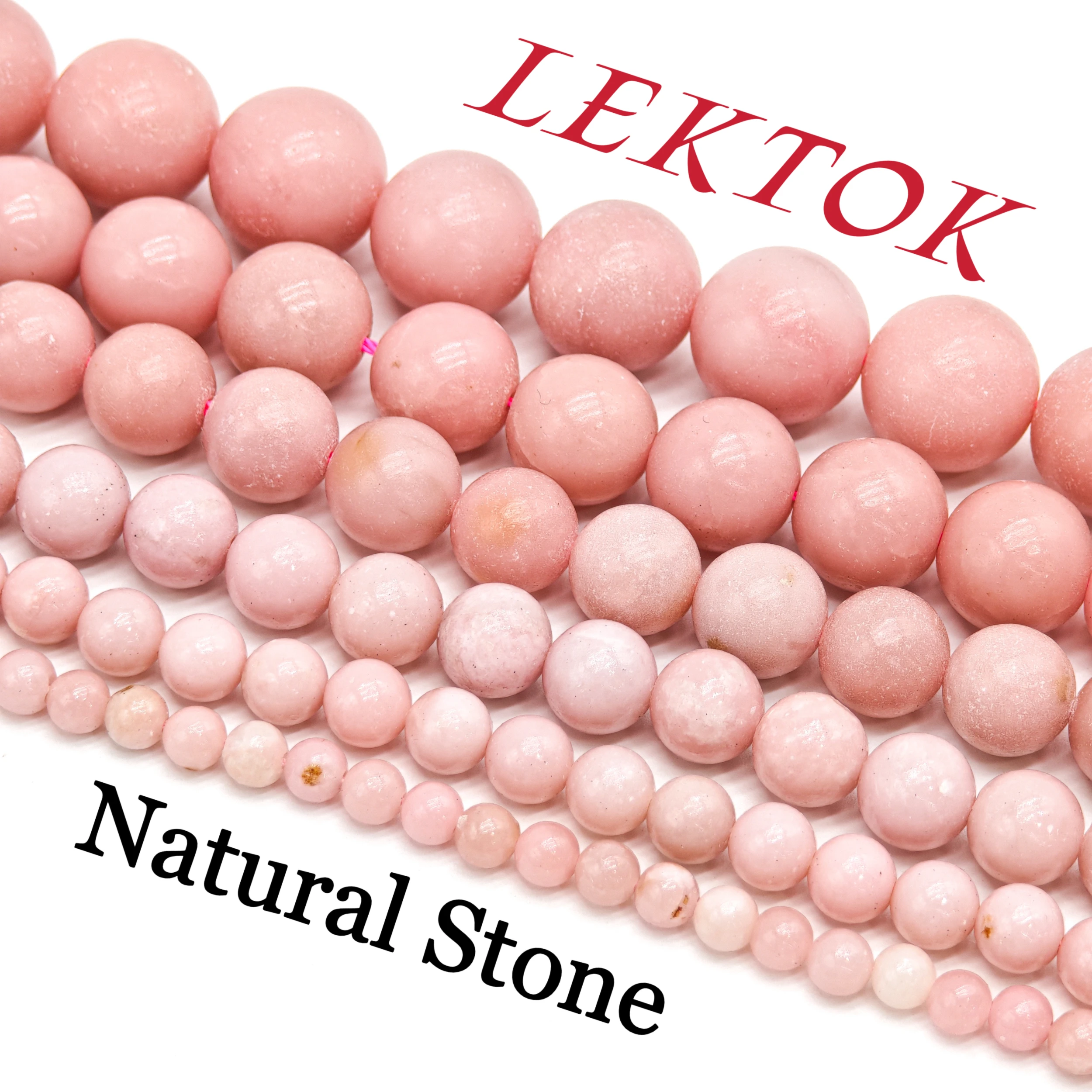 

Natural Pink Opal, Green Mica and Colorful Moonstone. High-Quality Materials for DIY Jewelry Adornments.